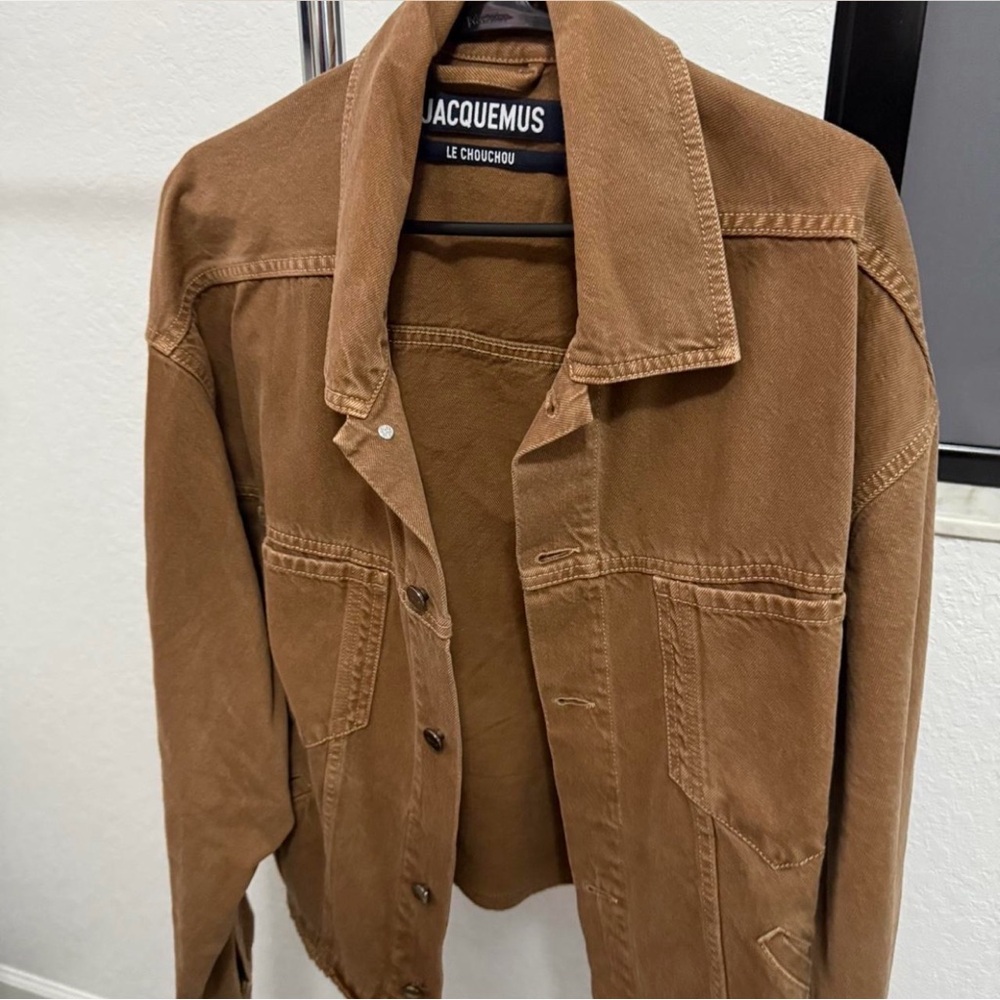 Jacquemus Men's Tan Shirt Jacket